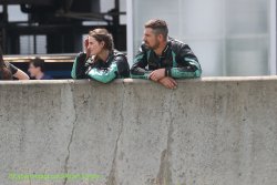 Quentin Mercier et Alec Moguet en spectateurs