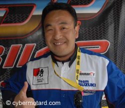 Ken Tsutsui est le team manager du team "Samurai Japon".
