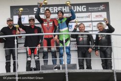 Podium des F600 course 2