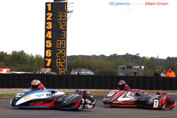 Hugo Fretay et Joaquin Fenoy Casas, troisièmes du championnat side car 2020
