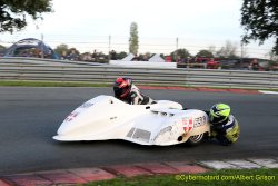 Péchoux et Charroin en piste sur leur RME