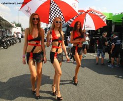 Hôtesses du motoGP de Brno