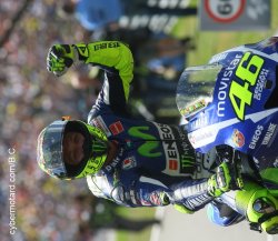 Et de trois pour Valentino Rossi !